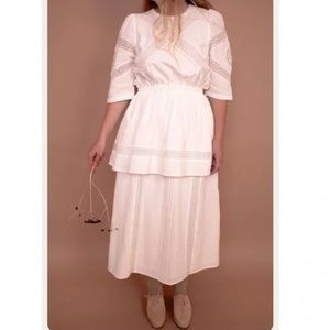 White Meadows Cotton Ivy Dress
